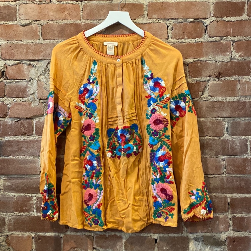 Sundance Embroidered Blouse